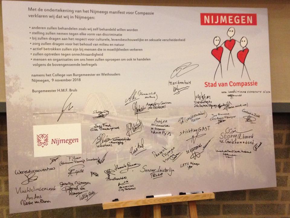 Samenwerkingspact 2015 Nijmegen Stad van Compassie - Handvest voor Compassie